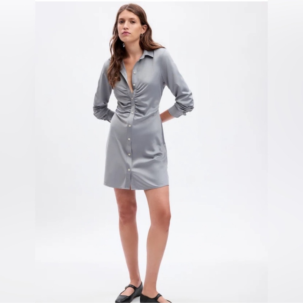 GAP BLACK Long Sleeve Dress